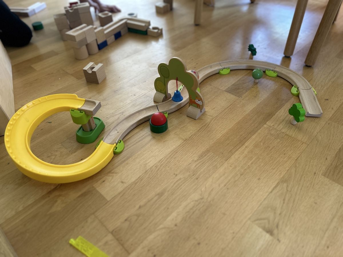 Haba Spielzeuge: Haba kullerbü erste Murmelbahn – Gebraucht aus Zürich von Lenajung 1
