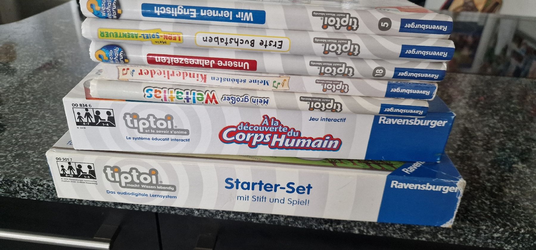 Bücher: Tiptoi Starter Set + 8 Books - Interactive Learning Fun! – Gebraucht aus Oberweningen von LT8165
