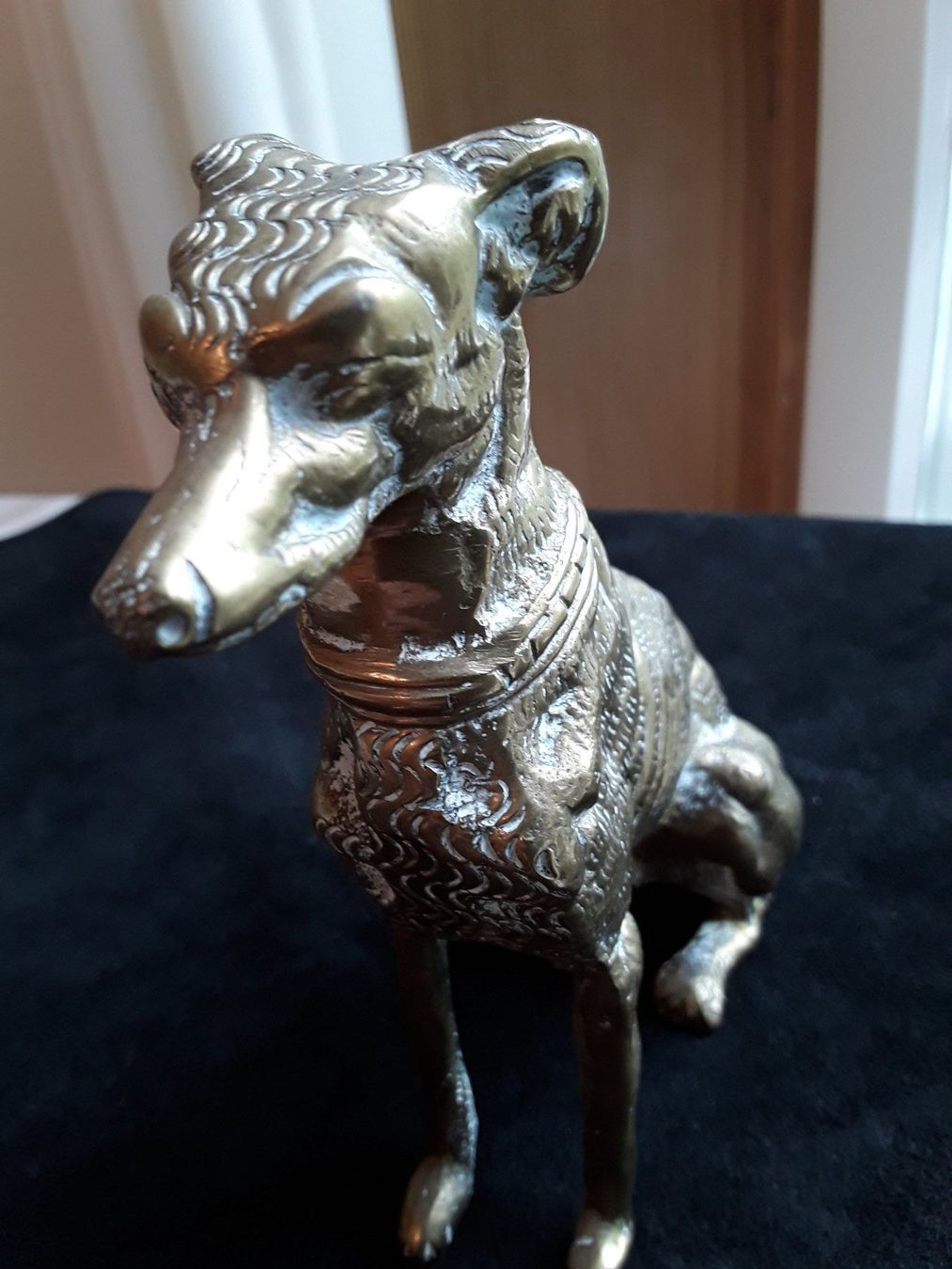 Statuette: Eleganter Messing Windhund – Usato da Zürich venduto da sanwit 1
