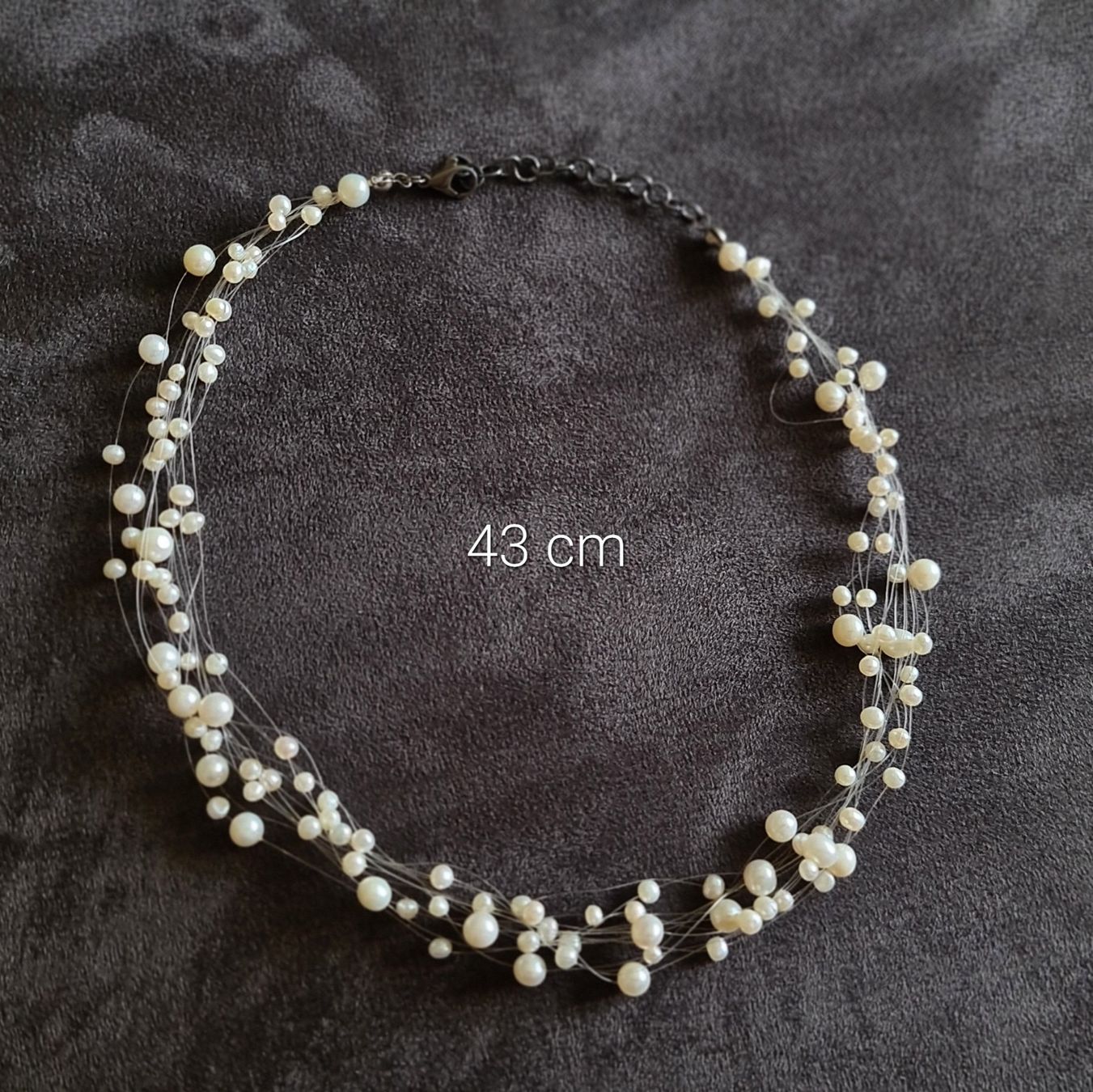 Catenine: PERLEN Perlenkette 43 cm – Usato da Meggen venduto da everydaysale