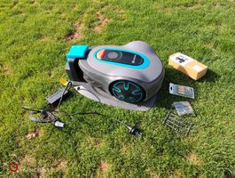Mähroboter Gardena Sileno mit Zubehör gebrauchter Zustand