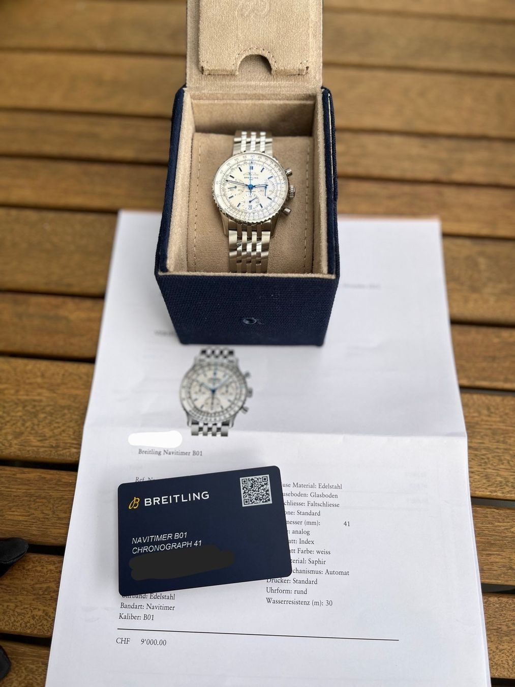 Breitling Orologi: Breitling Navitimer B01 Chronograph 41 AB0139A71G1A1 – Usato da Zuchwil venduto da AdamO. 2
