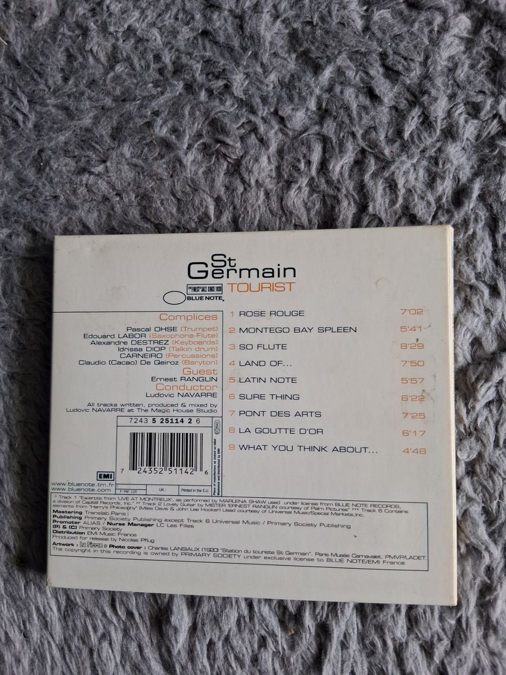 CD: ST GERMAIN    TOURIST     CD – Usato da Wetzikon ZH venduto da Ramones01 1