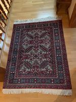 Tapis oriental noué main  122×98 cm