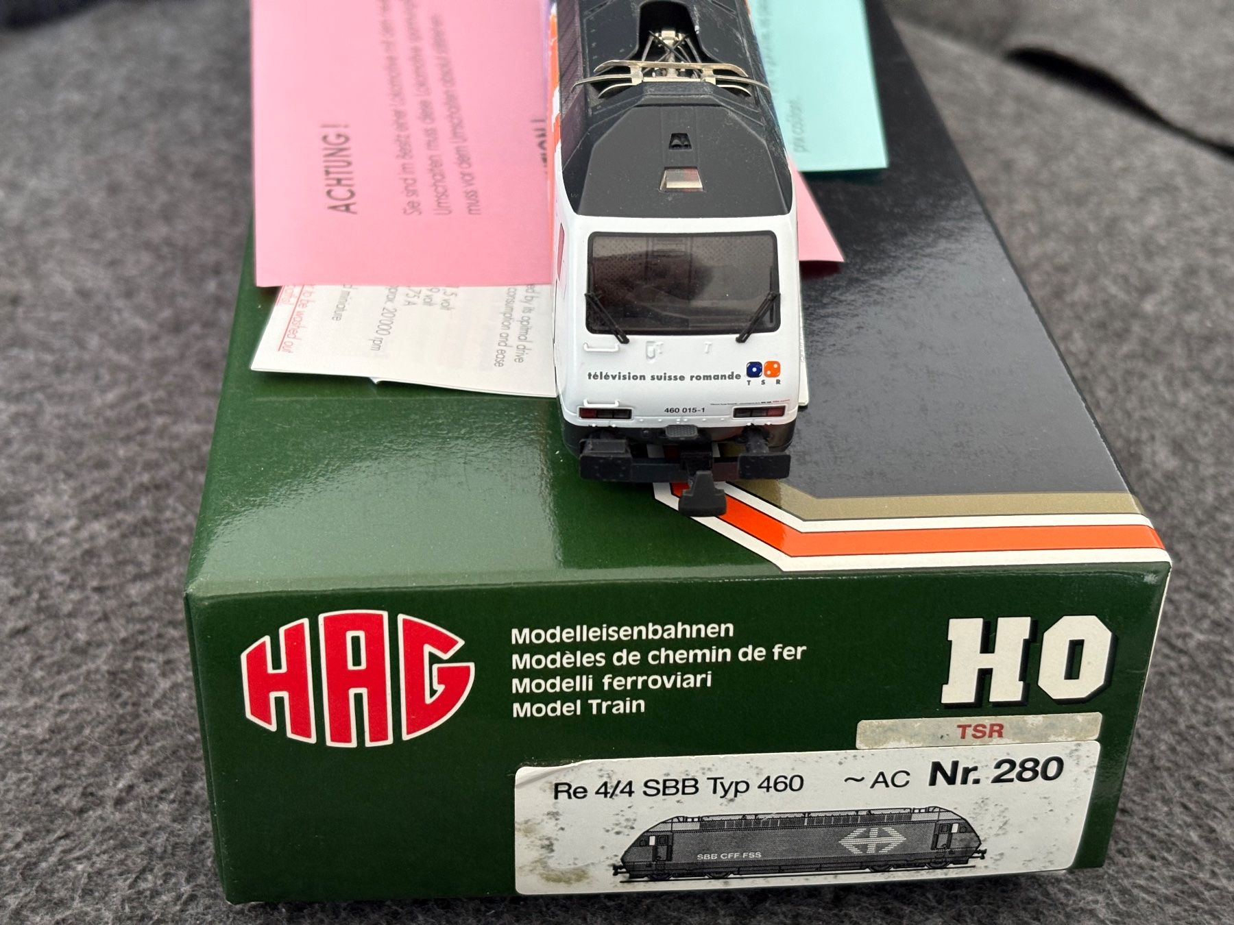 Hag Modellini di ferrovie: Hag 280 Elok 460 TSR SBB – Nuovo (secondo la descrizione) da Hauterive NE venduto da eriamch 4