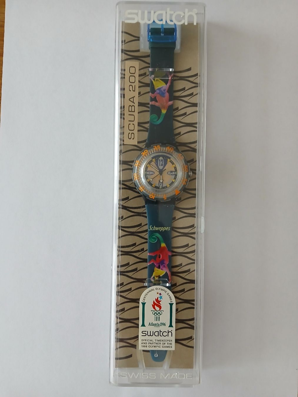 Swatch Orologi: swatch Atalanta 1996, original verpackt – Nuovo e nell'imballaggio originale da Kappel SO venduto da eri_tbt7