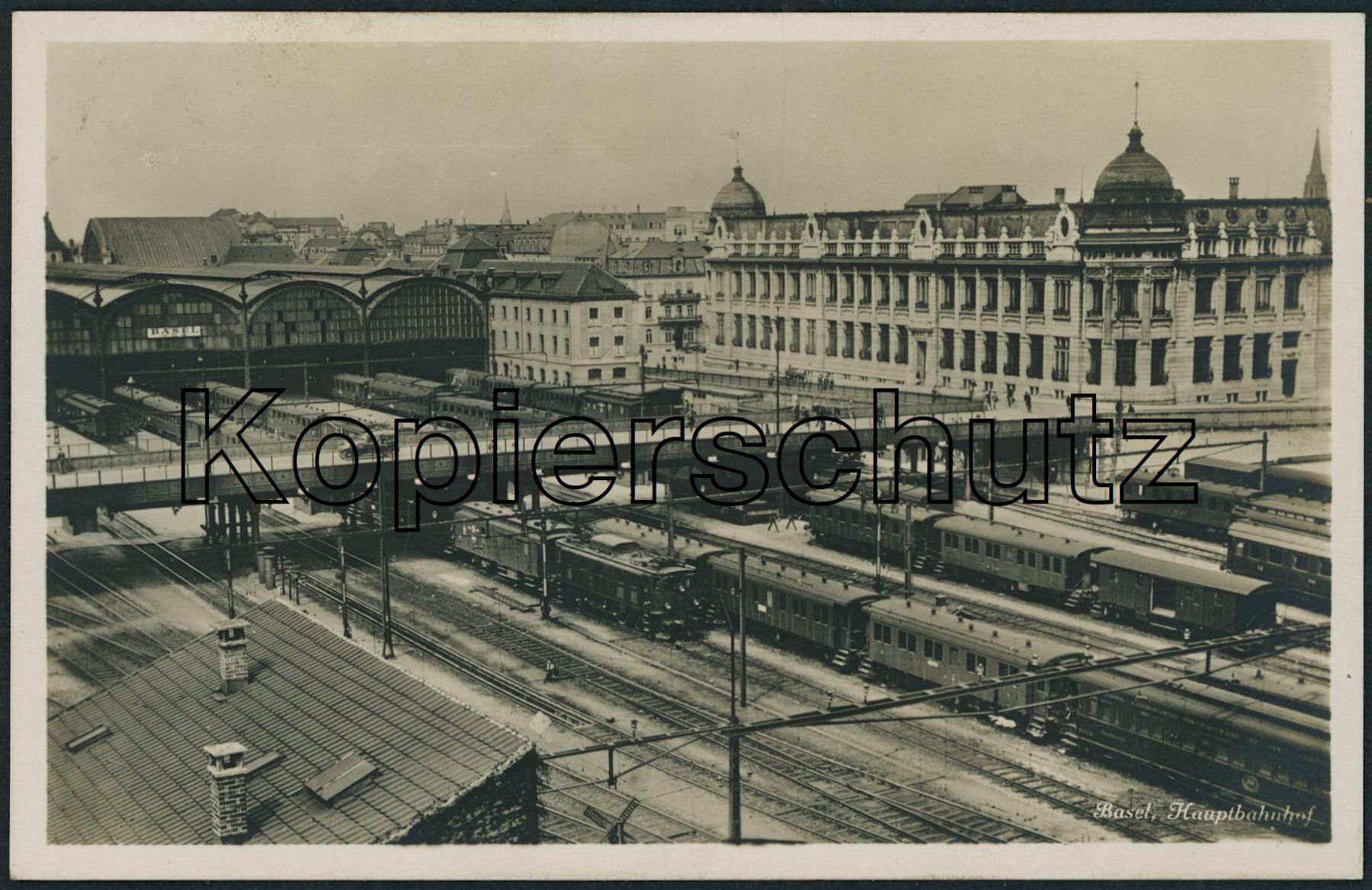 Cartes postales: BS Basel - Bahnhof - Bahn – D'occasion à Schindellegi par dormay