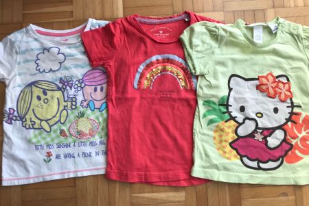 3 T-Shirts Hello Kitty / Miss Sunshine Grösse 92/98-P 3.40