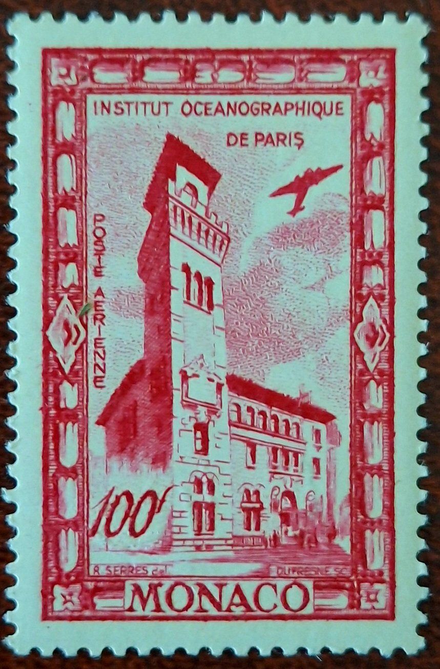 Tutti i francobolli: Monaco Institut Océanographique Paris, neuf, flugpost – Nuovo (secondo la descrizione) da Genève venduto da JLV01