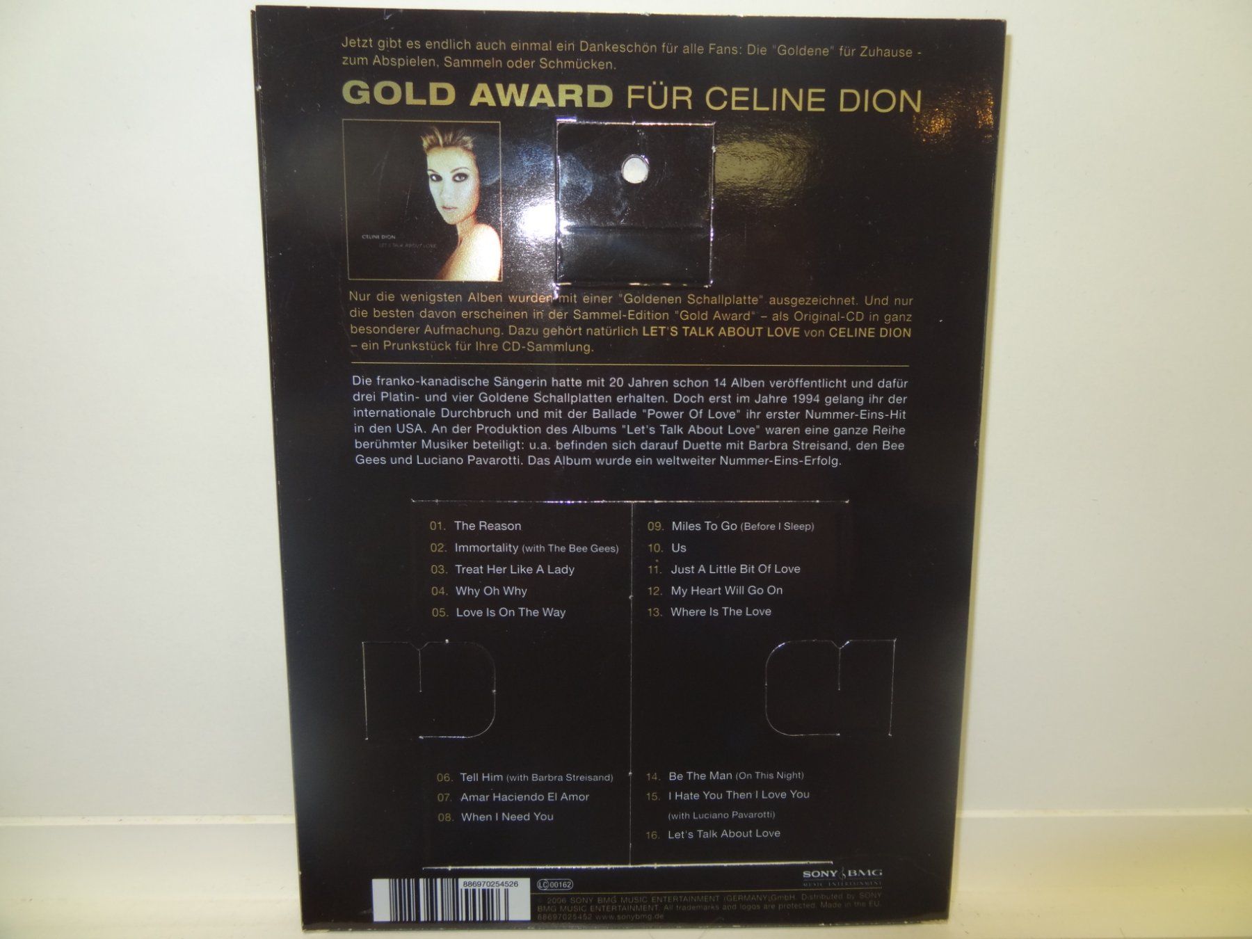 CD: Céline Dion, Let's Talk About Love – Usato da luzern venduto da musicandart 1