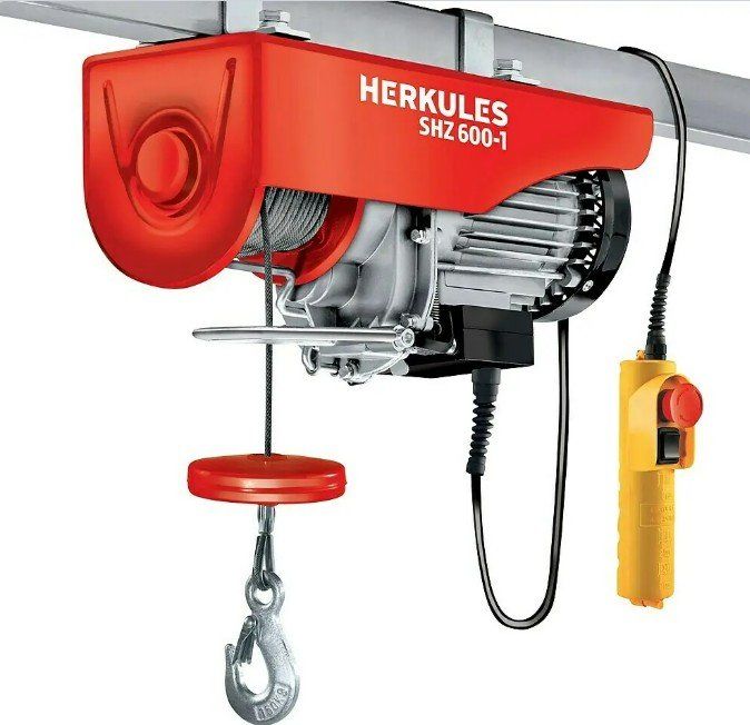 Motoren: Herkules Elektro-Seilhebezug SHZ 600-1 mit 2 Zahnräder – Gebraucht aus Niederwangen BE von samstagsonntag 6