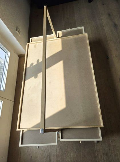 Tische: Puzzletisch mit Licht aus Holz – Gebraucht aus Wangen an der Aare von pat_2p5v 1