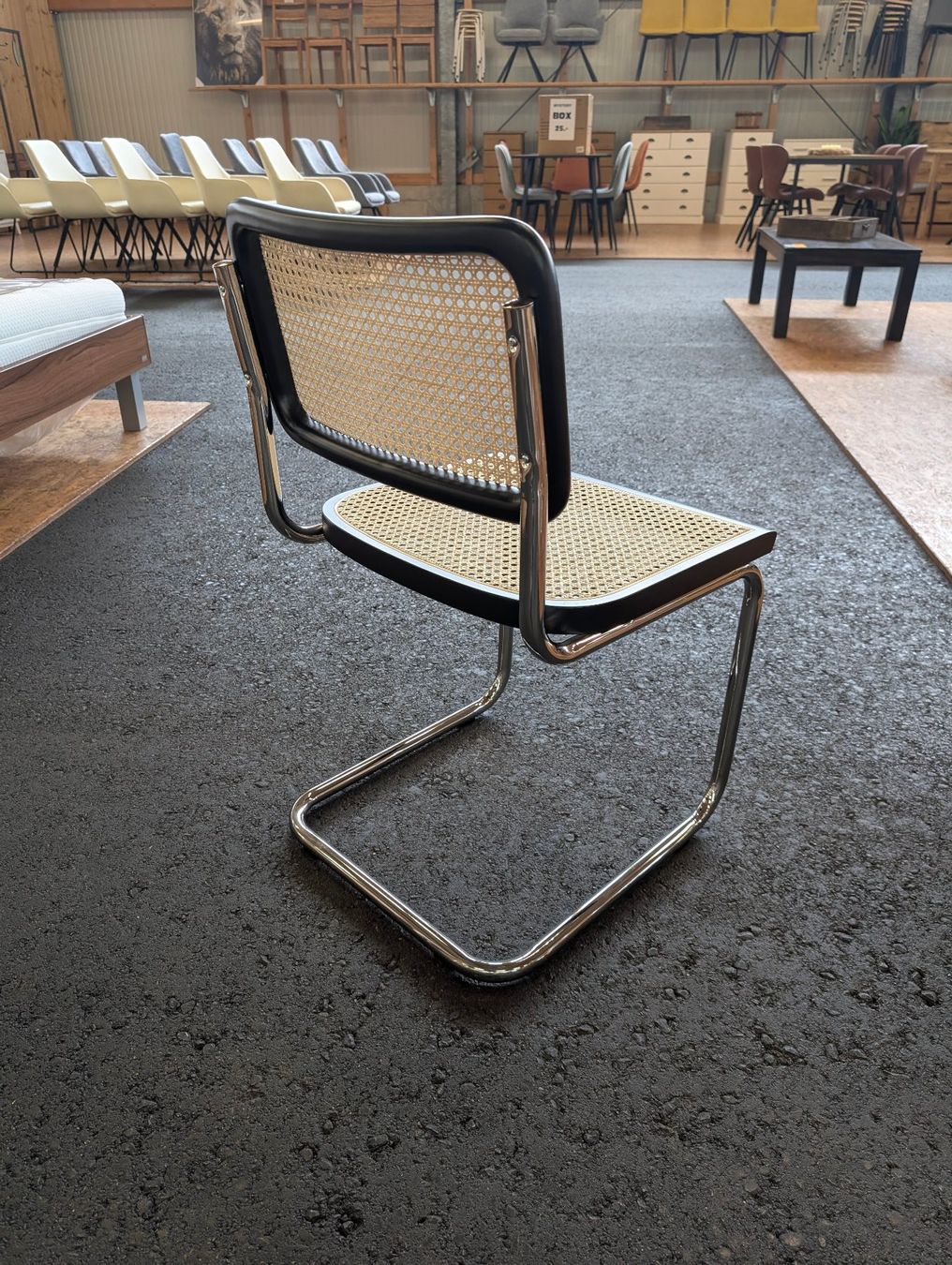 Sedie: NEU Retro Freischwinger mit Wiener Geflecht – Nuovo e nell'imballaggio originale da Grabs venduto da Moebelsparadies 6