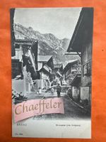 Brienz, Brunngasse (alte Dorfgasse) alte Postkarte
