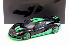RIMAC NEVERA RECORD CAR 2023 BLACK/GREEN 1:18