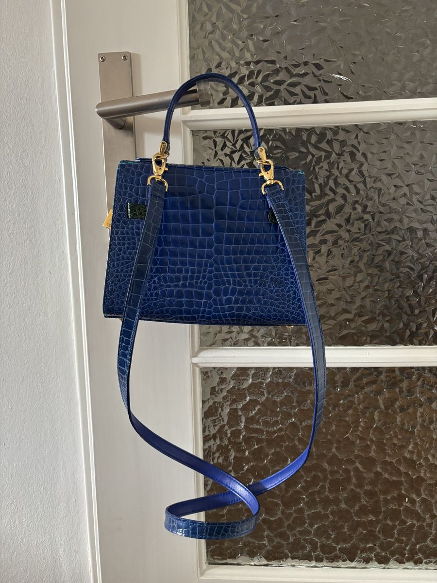 Borse da donna: Vintage Tasche Kroko-Optik – Usato da Basel venduto da Rose9917 1