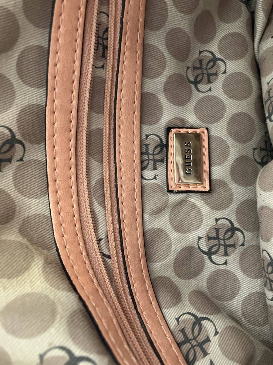 Guess Borse da donna: Guess Handtasche Rosa Weiss Beige – Usato da Zürich venduto da Dudu2020 5