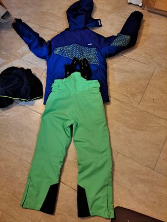 Kjus Skianzug Gr. 140-152 + CMP Fleece, Top Zustand!