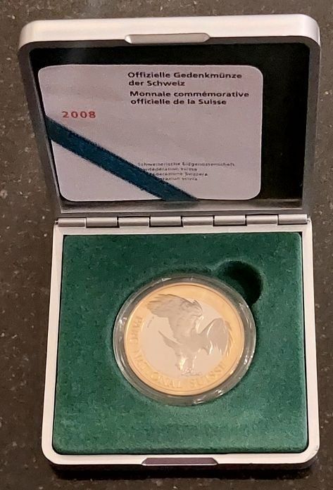Tutti le monete: 10 Franken 2008 pp Steinadler Box – Nuovo (secondo la descrizione) da Arch venduto da moneyswiss