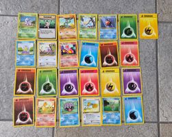25 Pokémon Karten aus den 1990ern
