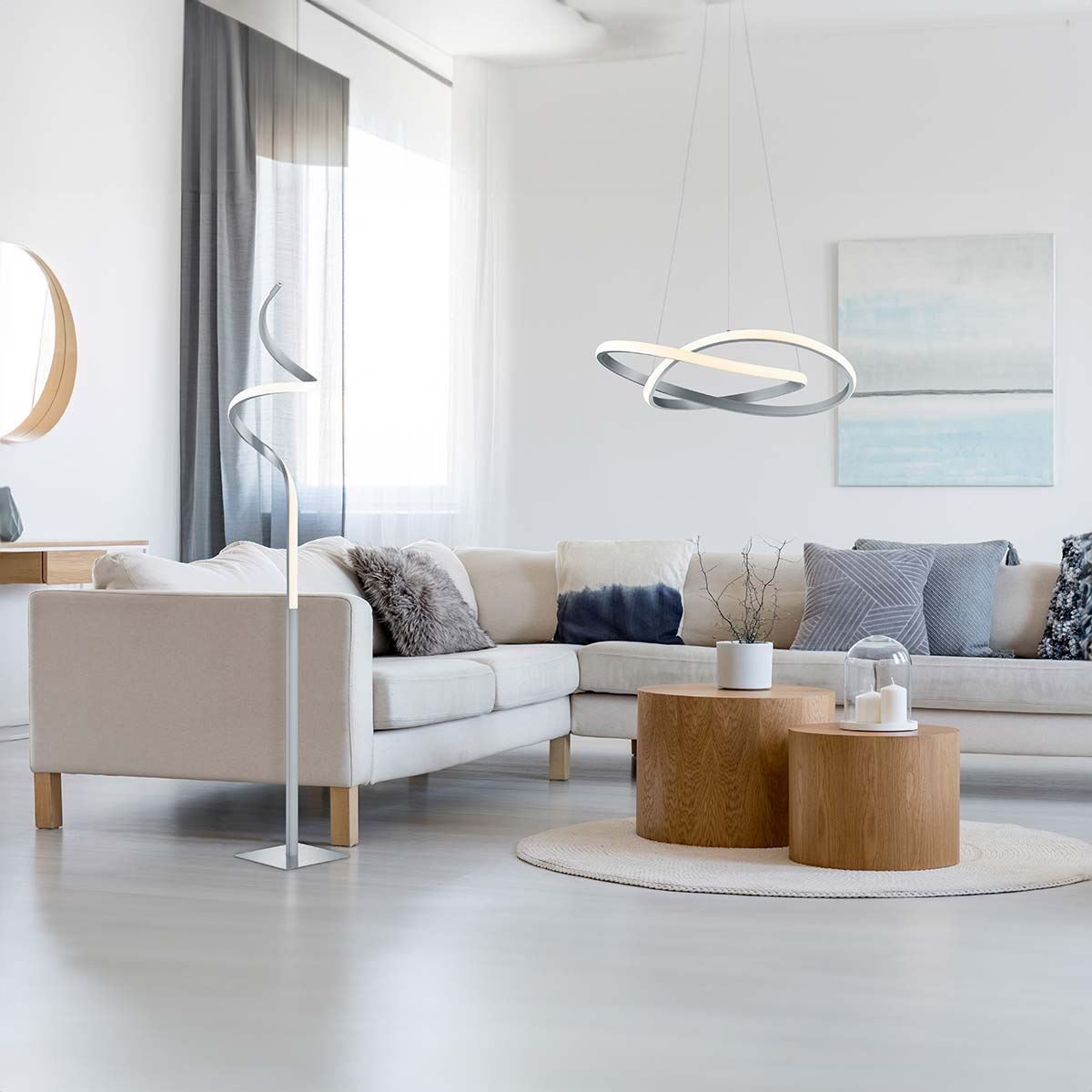 Lampadari & plafoniere: LED Pendelleuchte, Dimmbar, 60 cm Ø – Nuovo (secondo la descrizione) da Kreuzlingen venduto da Smart-Light 2