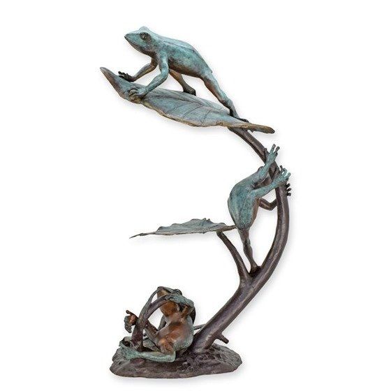 Niedliche Frosch-Figuren Aus Harz – 2 Stück, Perfekt Für Garten, Terrasse Oder Indoor-Deko