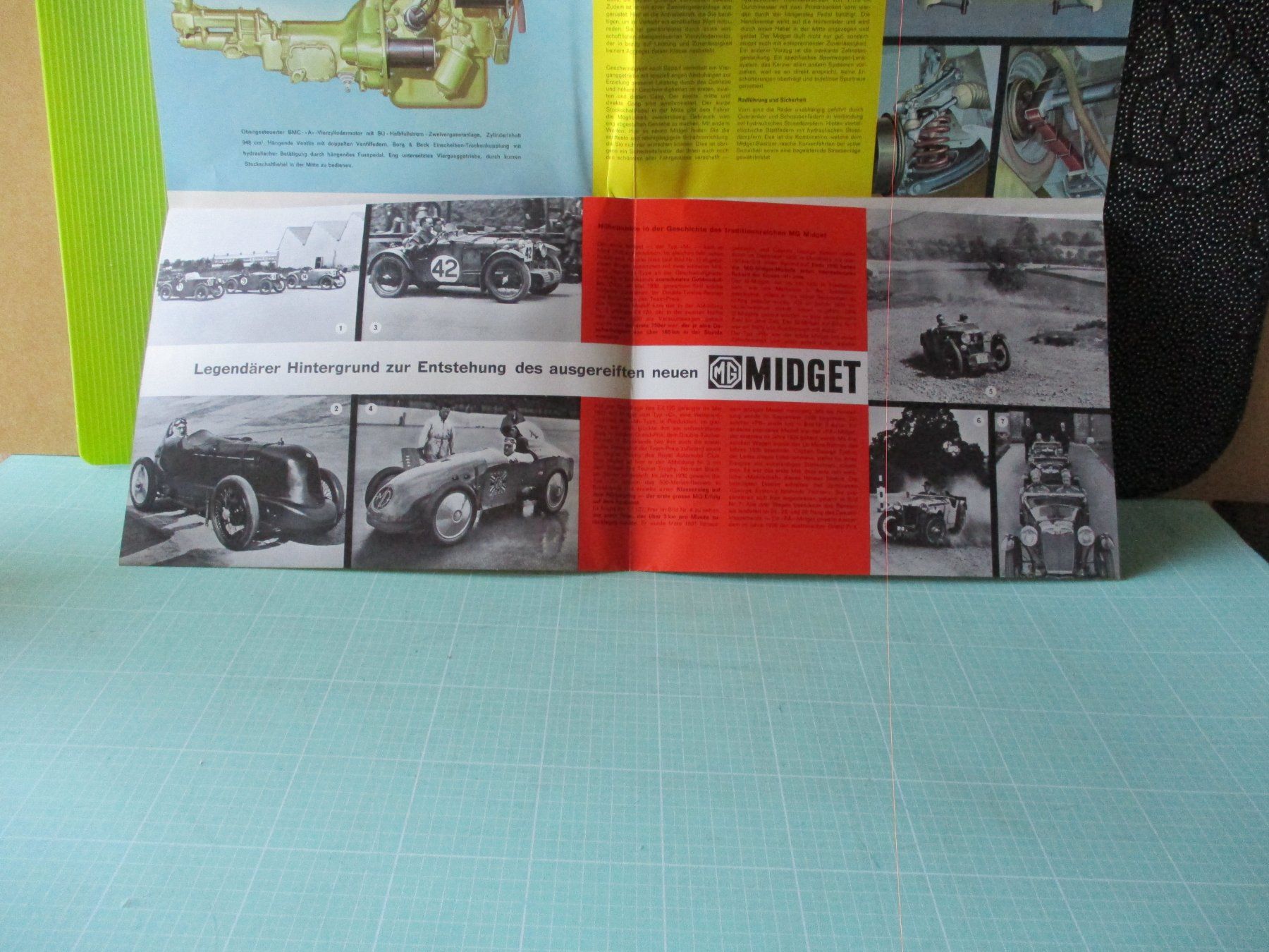 MG Dokumente: MG Midget  Prospekt 1962 ? – Gebraucht aus Ottikon Gossau ZH von hokuspokus 6