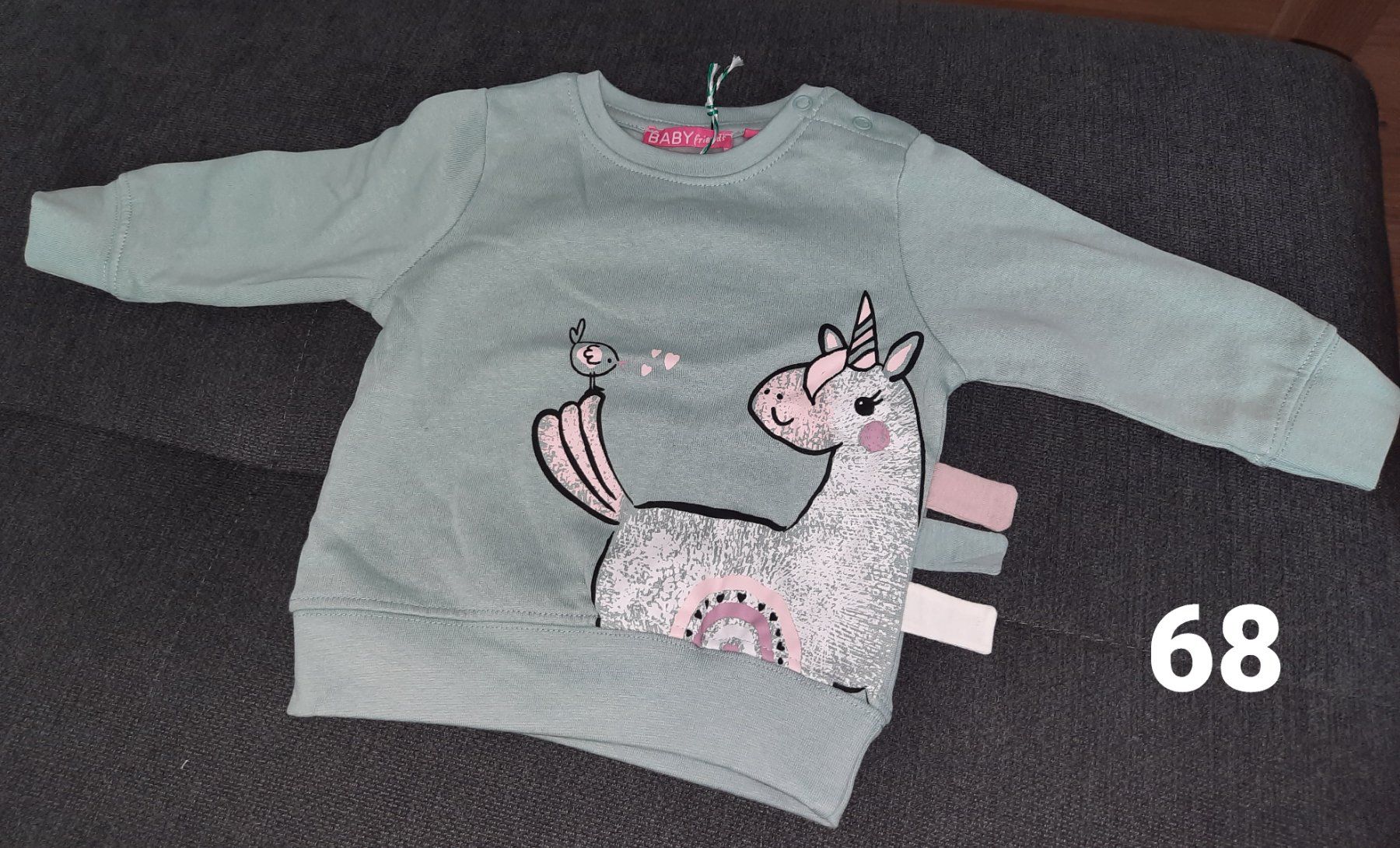 Pullover & Sweatshirts: Baby Pullover Gr. 68 mit Einhorn, Neu! – Gebraucht aus Reiden von armand8