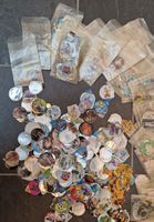 Sammlung von diverse Kaffeerahmdeckel