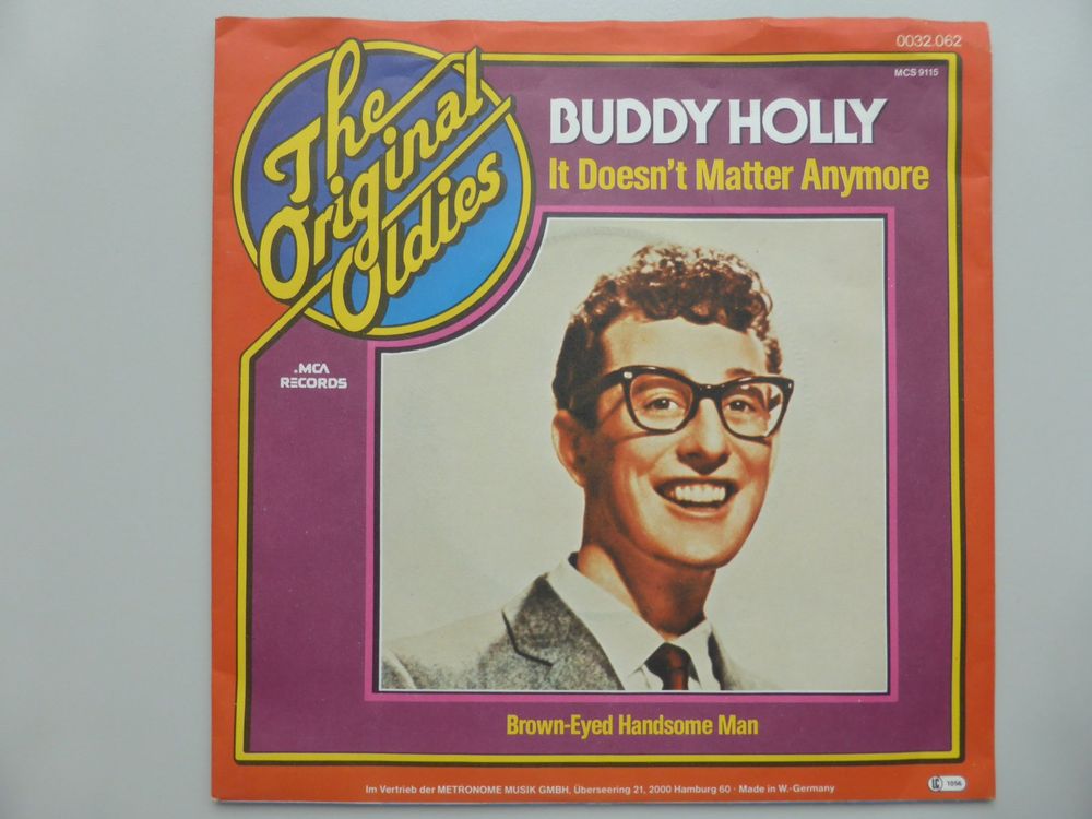 VINYL SINGLE BUDDY HOLLY | Kaufen auf Ricardo