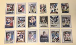 NFL SET – NY Giants (OBJ etc.) inkl. AUTOGRAMM & PATCH!