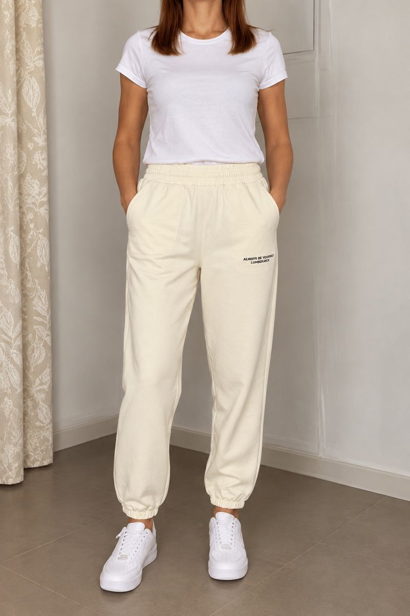 Hosen: Lumberjack pantalon jogging S jaune clair – Gebraucht aus Vuippens von Anna_as