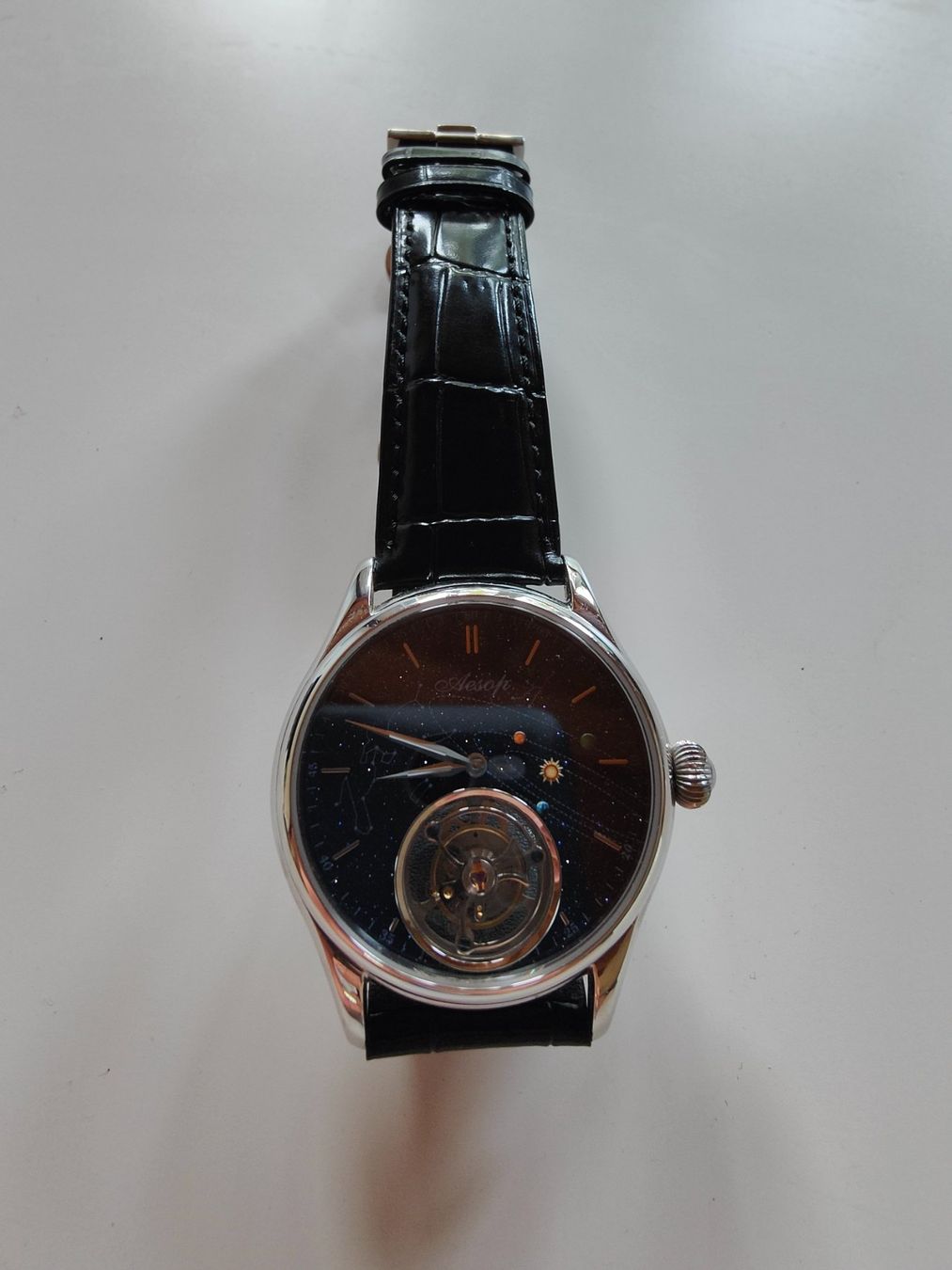 Uhren: Montre Tourbillon mécanique Echte Tourbillon – Gebraucht aus Geneveys-Coffrane von avena125 3