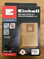 5 Staubsaugerbeutel Einhell 15l