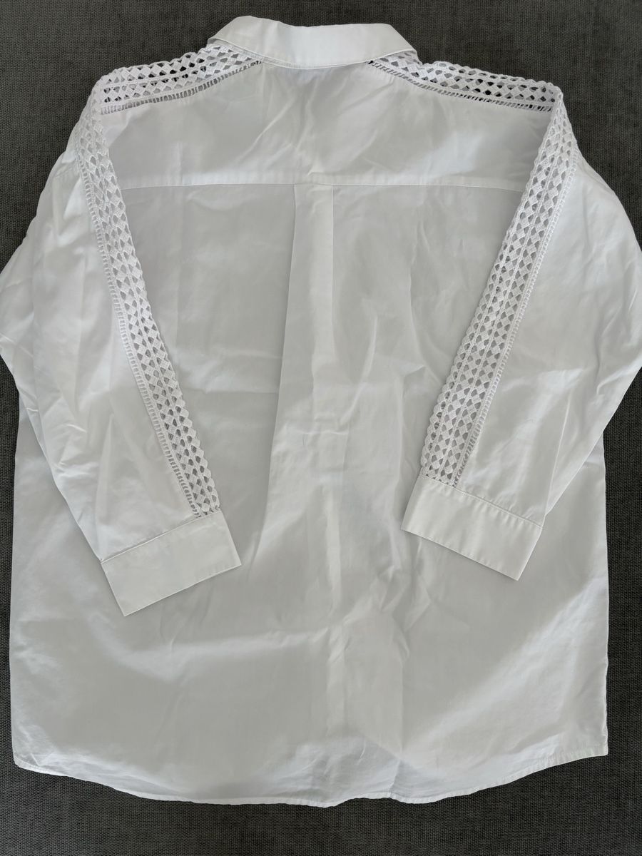 Comptoir des Cotonniers Blusen: Comptoir des Cotonniers Bluse, weiss, Gr. S – Gebraucht aus Wimmis von rimnakit 6