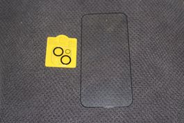 2in1 iphone 15 Vorder+Hinter Kamera Panzer folie glas