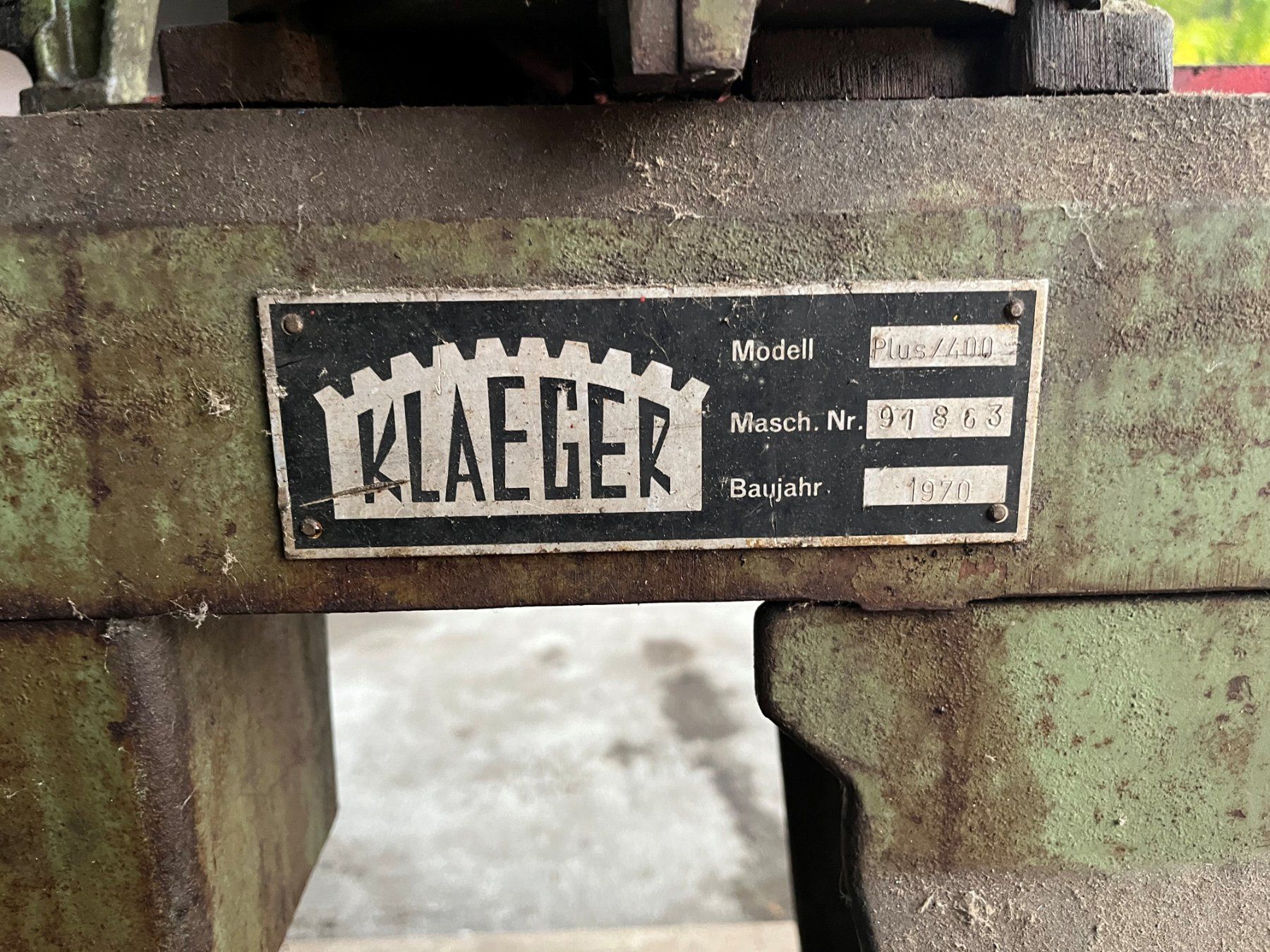 Seghe: Bügelsäge, Klaeger Plus/ 400 – Usato da Alpnach Dorf venduto da Jmfeld-Staldeli-AG 2
