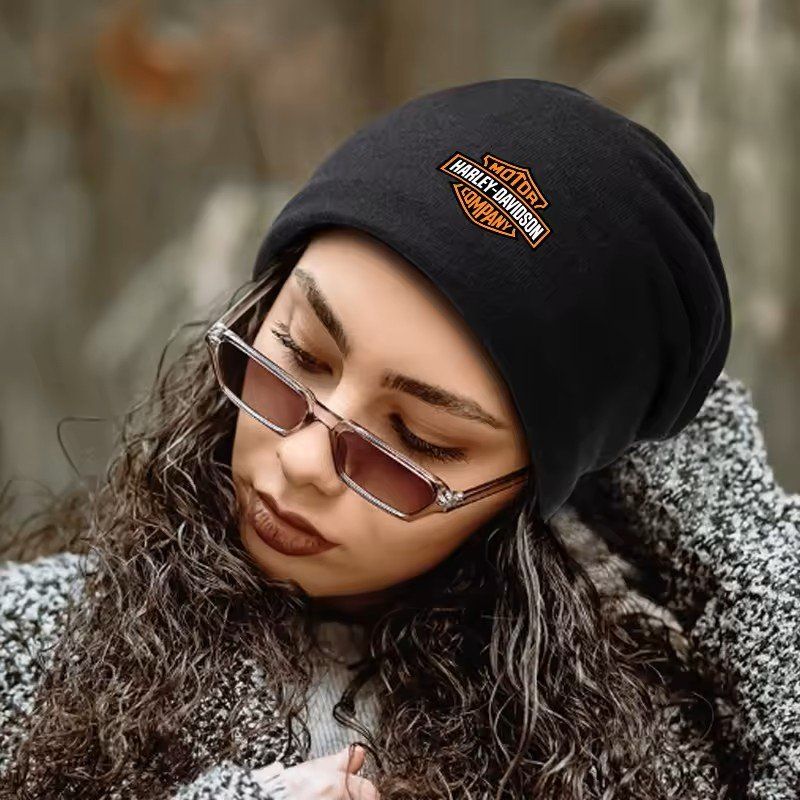 Copricapi, berretti & cappellini: Bonnet Harley-Davidson noir, unisexe J188 – Nuovo e nell'imballaggio originale da Allens venduto da MADE.IN.ROCK.N.ROLL 1