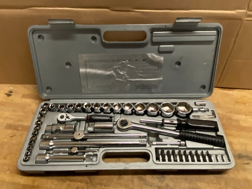 Expert Ratsche Schlüssel Set 7-teilig – Größen 8-19 Mm, Chrom-Vanadium Stahl, Mit Halterung