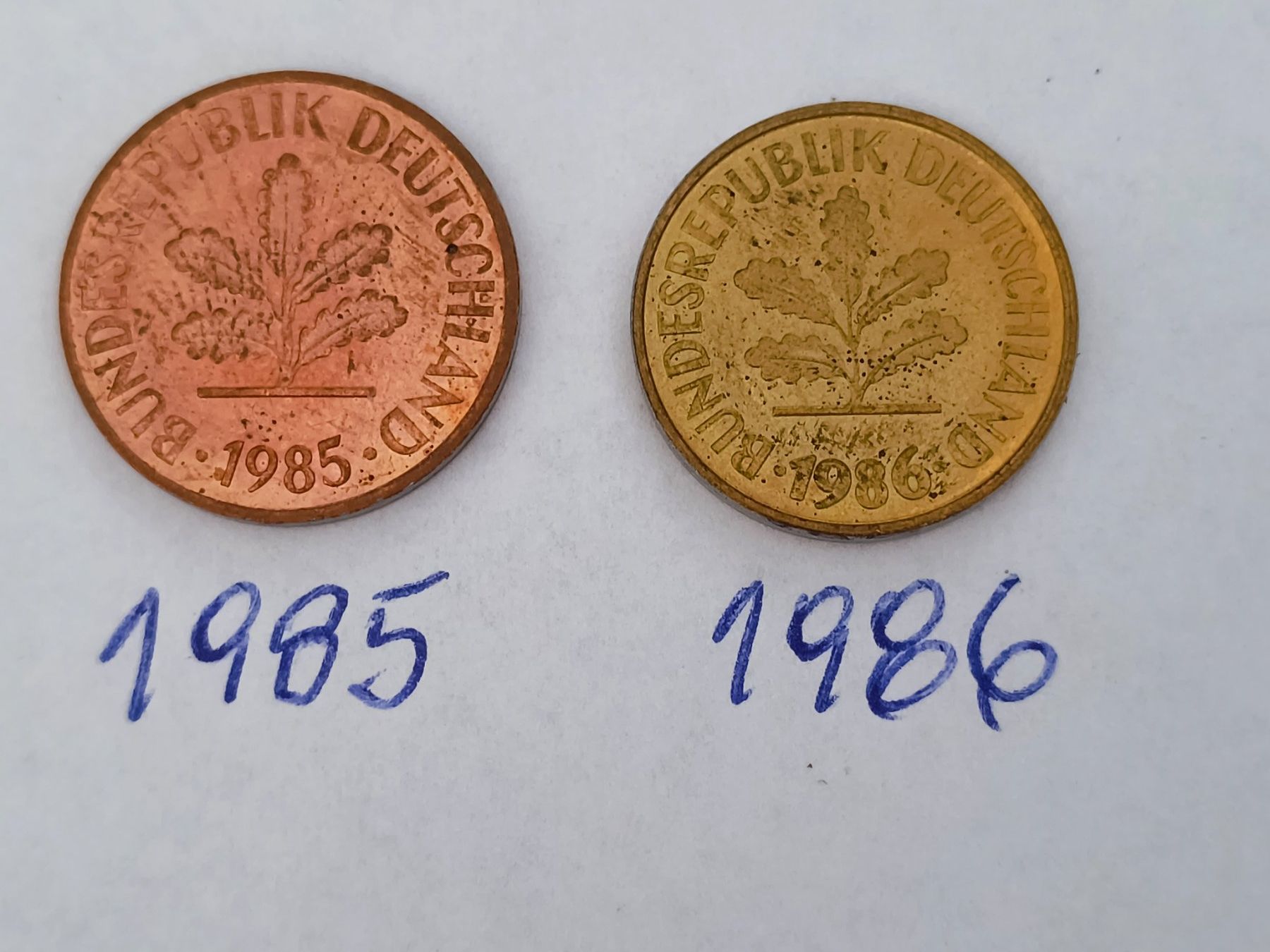 Tutti le monete: DEUTSCHE MARK - MÜNZEN 1950 / 1987 – Usato da Neuhausen am Rheinfall venduto da VALAMA 3