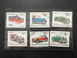 1984 Guinau Bissau  Old Cars Satz  gest.  (A562)