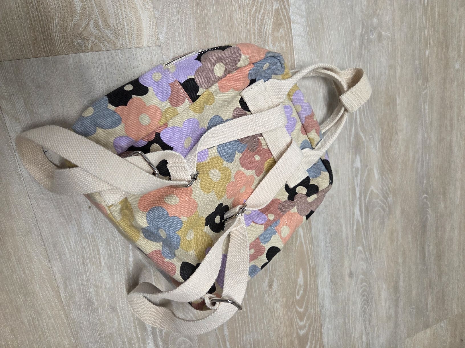 Borse & Zaini: Rucksack Blumenmuster Textil von LINDEX – Usato da Bellach venduto da mela_lela 4
