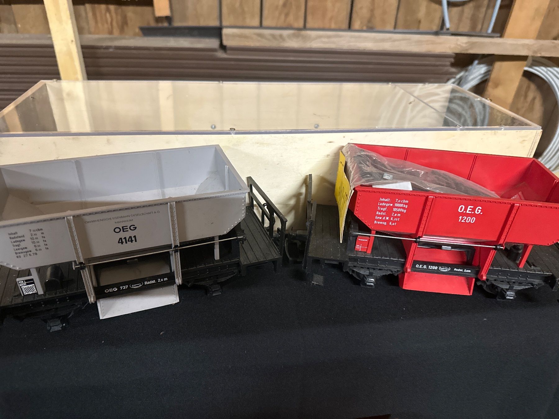 LGB Modellini di ferrovie: LGB Güterwagons 3er Set – Usato da Russikon venduto da Pedro20 1
