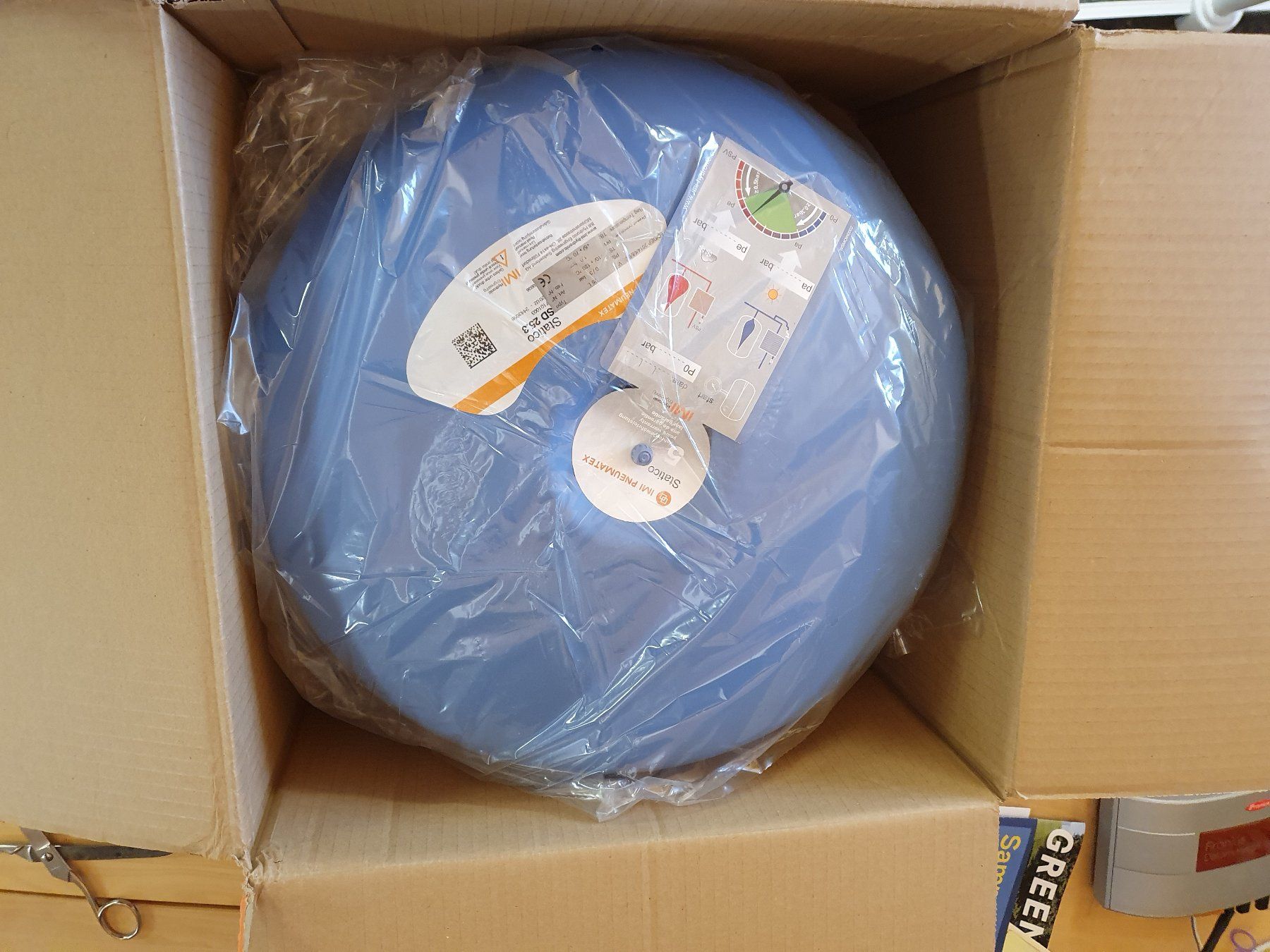 Heizgeräte: Expansionsgefäss Pneumatex Statico SD25.3 – Neu und originalverpackt aus Dürnten von ch-solarAG