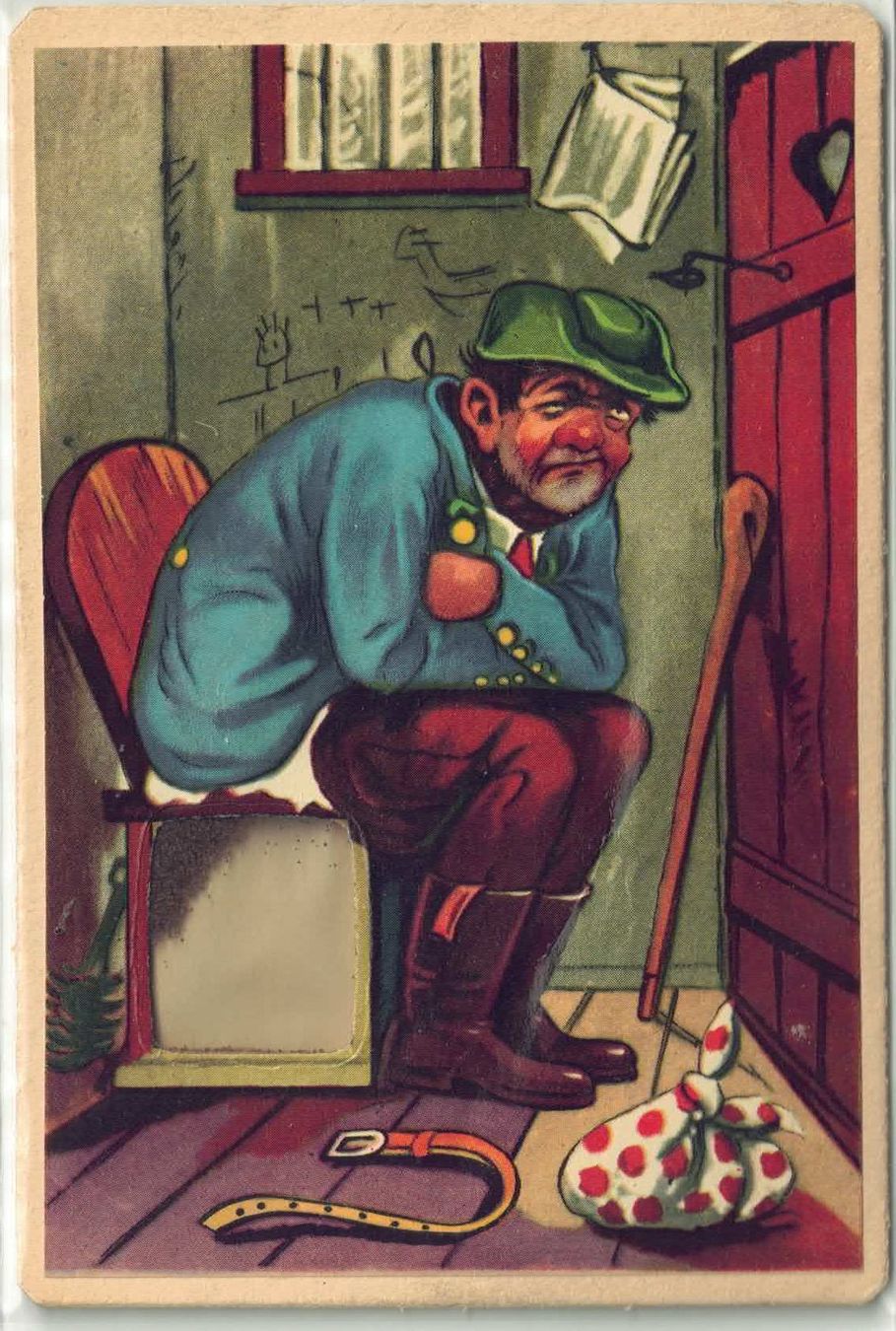 Cartes postales: Dreh-Karte mit echtem Sand - Humor – D'occasion à Ettingen par Kartenplanet