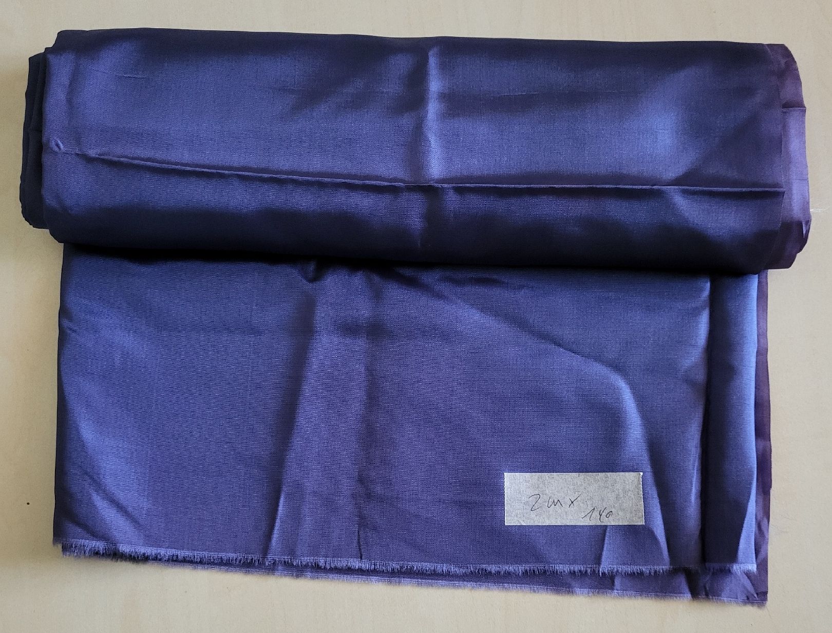 Tessuti: Futter-Stoffresten dunkelblau 2m x 1.40m – Usato da Winterthur venduto da Baer49