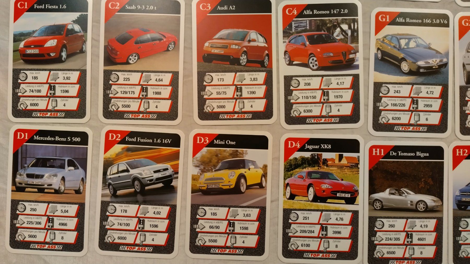 Giochi: Auto Quartett - Autosalon / TOP ASS / 32 Karten ab Fr. 4.- – Usato da Bellach venduto da JingleJerry 5
