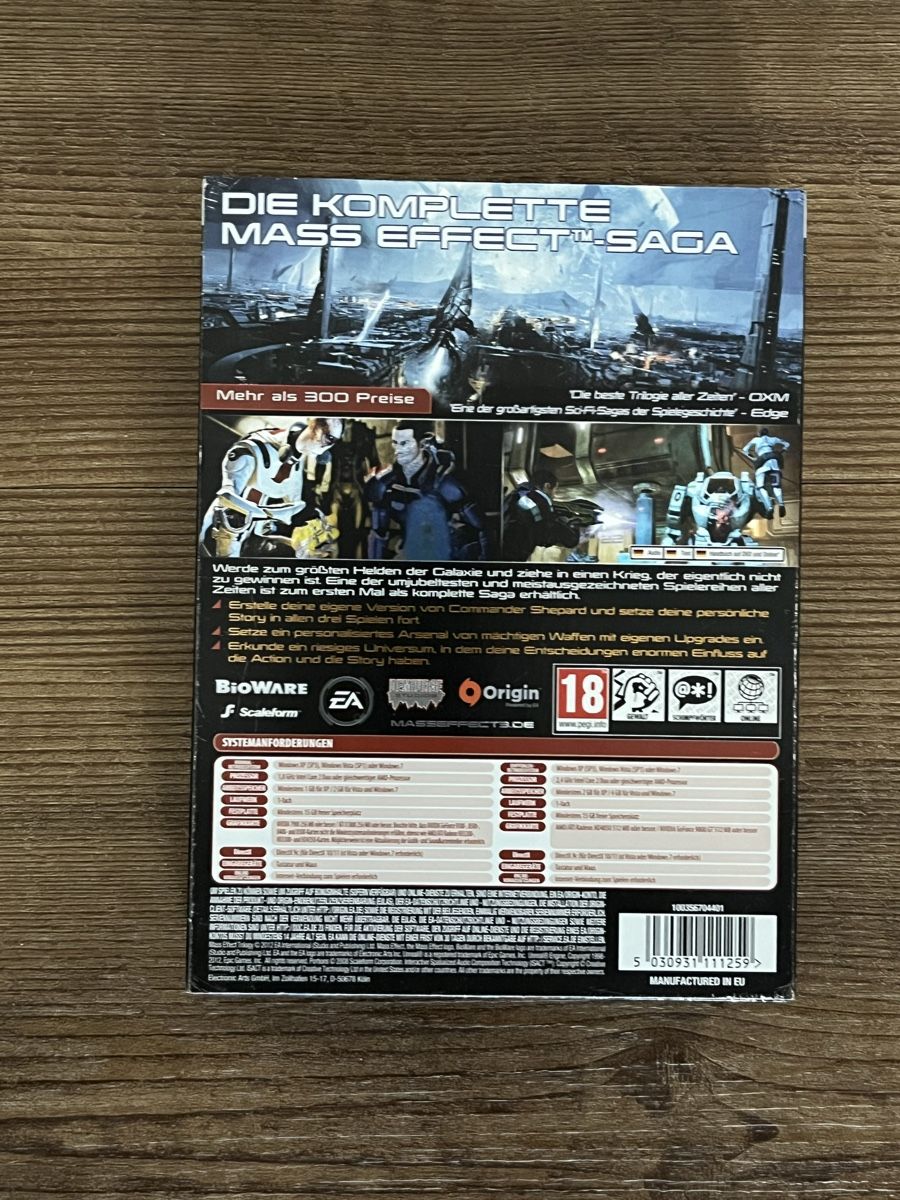 Giochi: PC Spiel Mass Effect Trilogy neuwertig – Nuovo (secondo la descrizione) da Staufen venduto da hadornski1 1