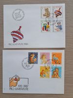 Pro Juventute FDC Brief 1986 / 1987