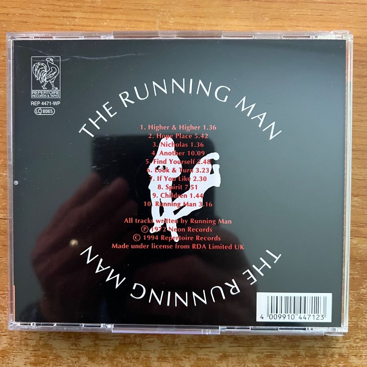CDs: Running Man - Same / CD - 1. D-Press. 1994 – Gebraucht aus Gais von soundcave57 1